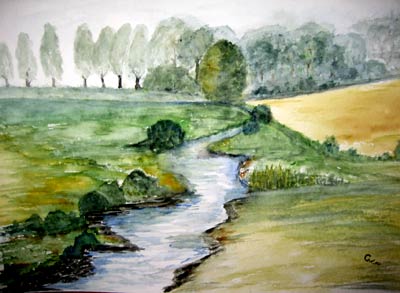 Freude am Malen, mit Aquarellen von Christl Wagner