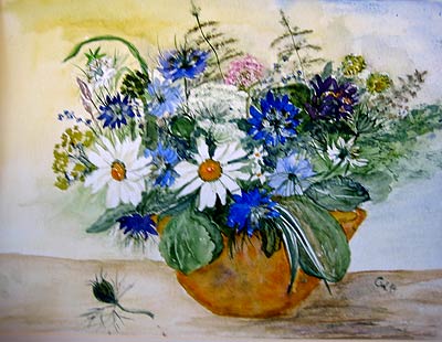 Freude am Malen, mit Aquarellen von Christl Wagner