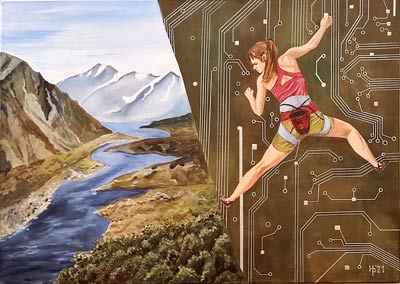 Ausstellung mit Werken Sebastian Becker, ein Weimarer Künstler
